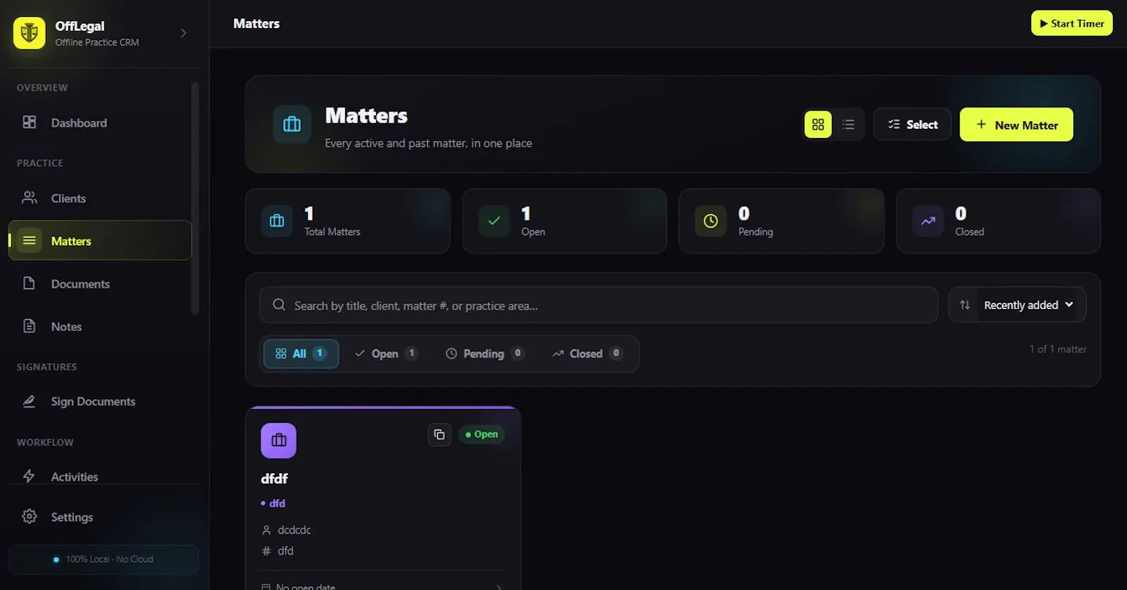 OffLegal screenshot 3