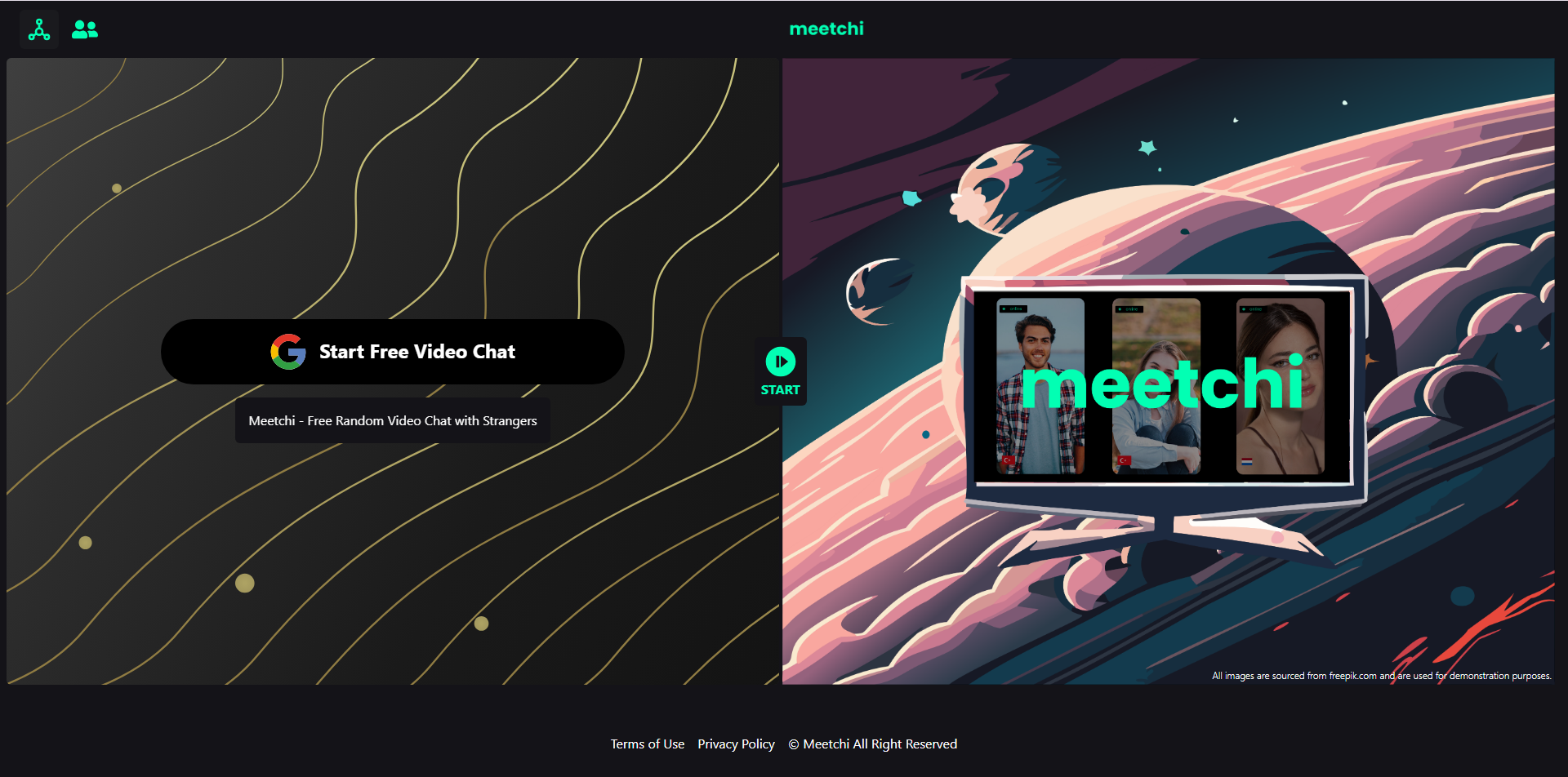 Meetchi: Free Random Video Chat  media 1