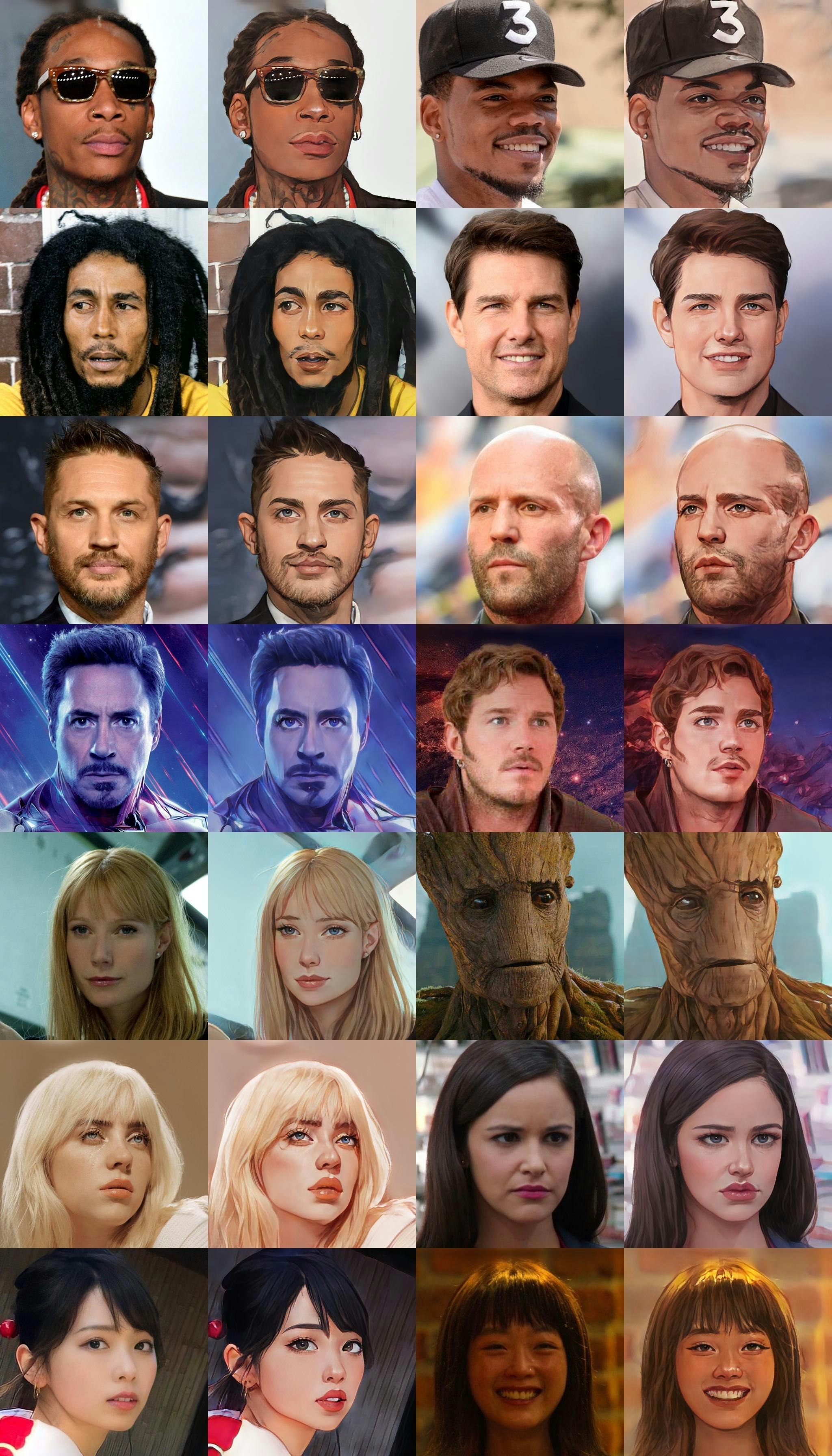 Portrait to Anime AI gallery image