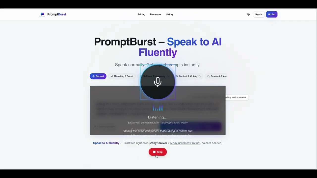 Prompt Burst gallery image