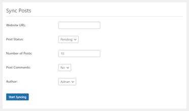 Sync Posts gallery image