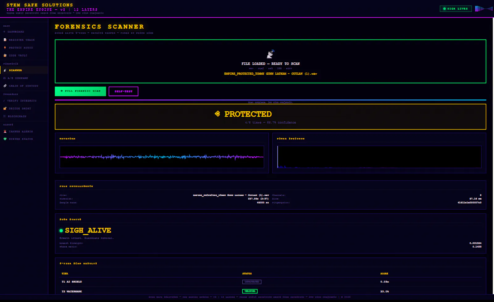 Tier Audio Protection screenshot 4