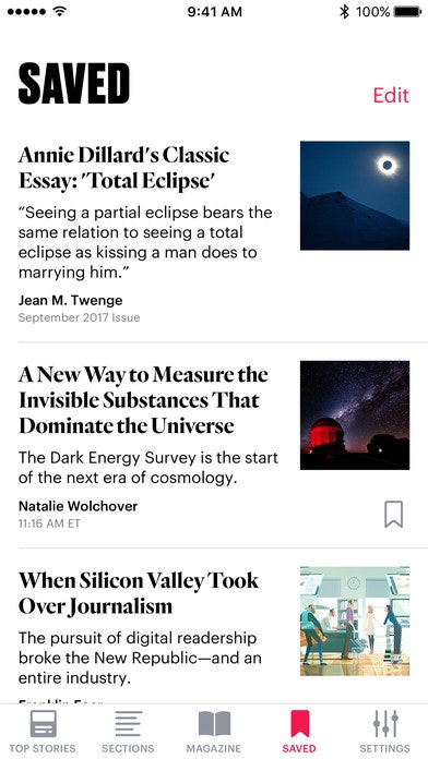 The Atlantic 5.0 for iOS gallery image