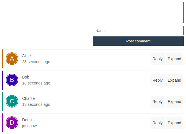 Commento gallery image