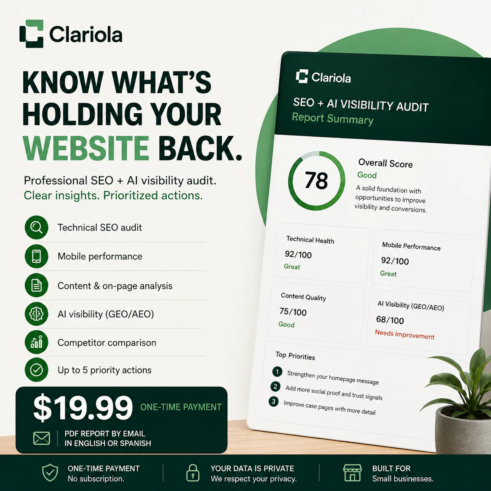 Clariola screenshot 2