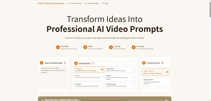 videoprompt.info screenshot 1