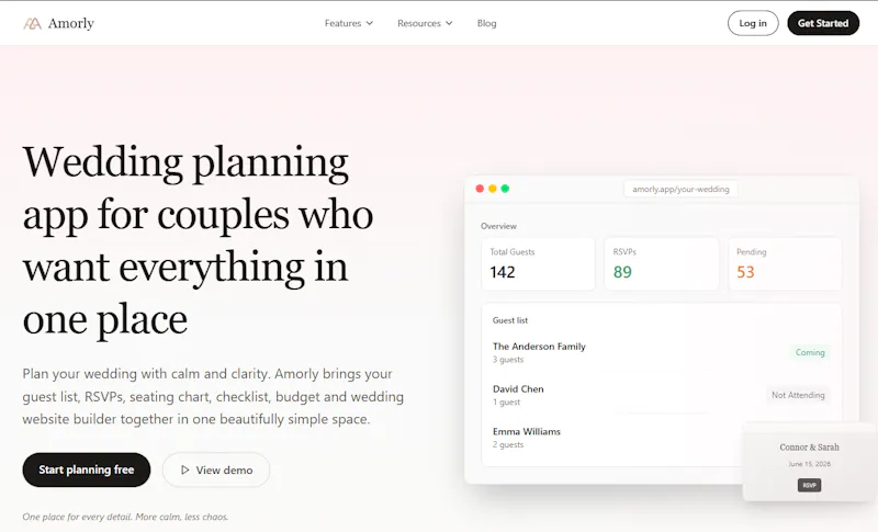 amorly.app screenshot 1