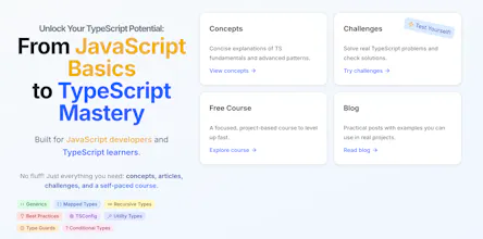 TypeScriptPro: TypeScript Knowledge Hub gallery image