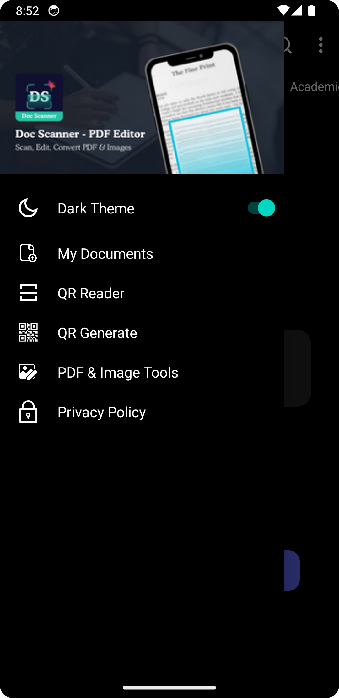Documentscanner - PDF -editor -app - Scan, bewerken, comprimeren en converteren bestanden, afbeeldingen & pdf. media 8