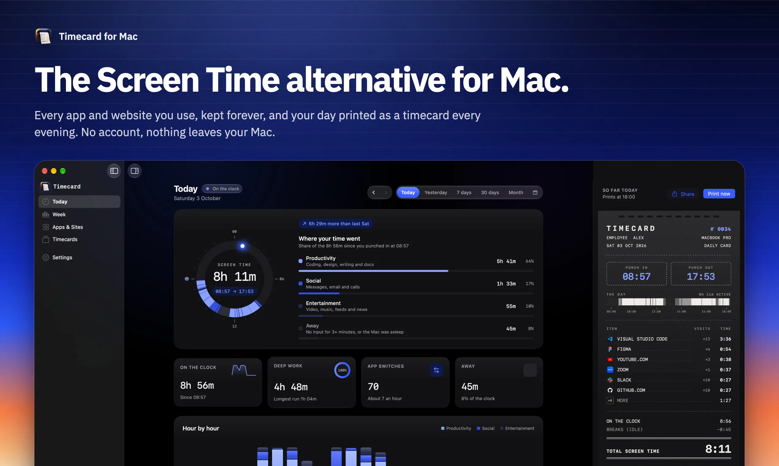 Timecard  gallery image