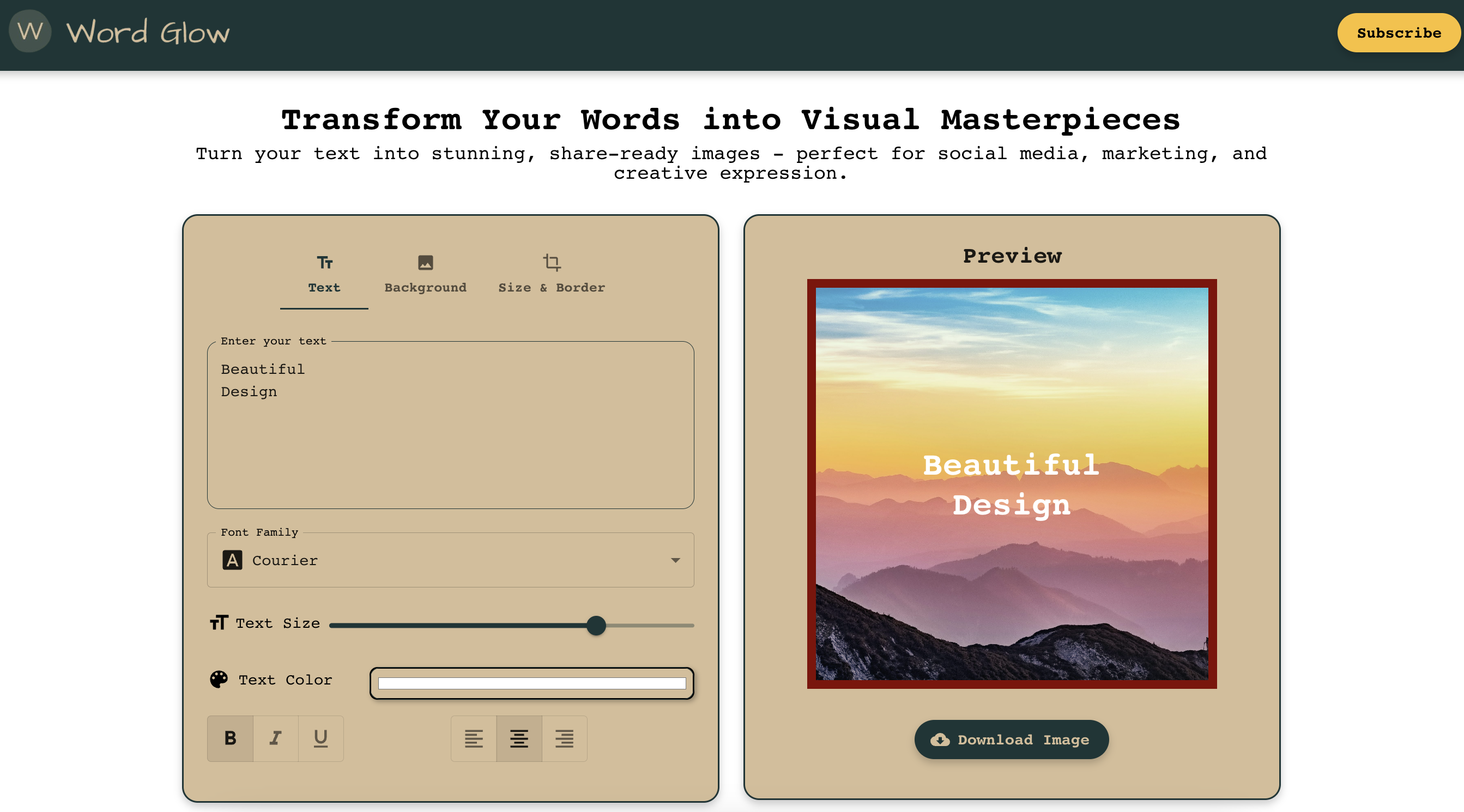 Word Glow media 1