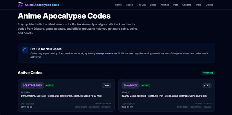 Anime Apocalypse Tools screenshot 2
