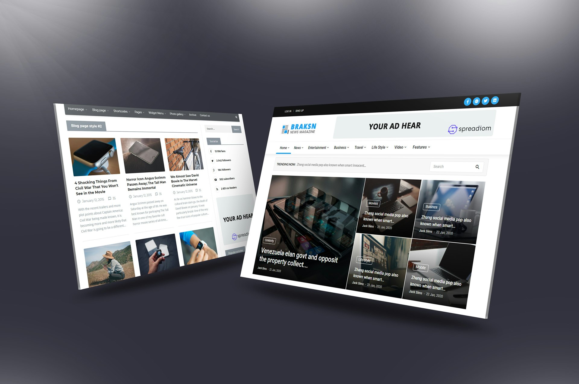 Média Étalon - Banner dynamique publicitaire pour les blogs et les forums 2