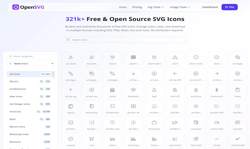 OpenSVG.dev screenshot 2