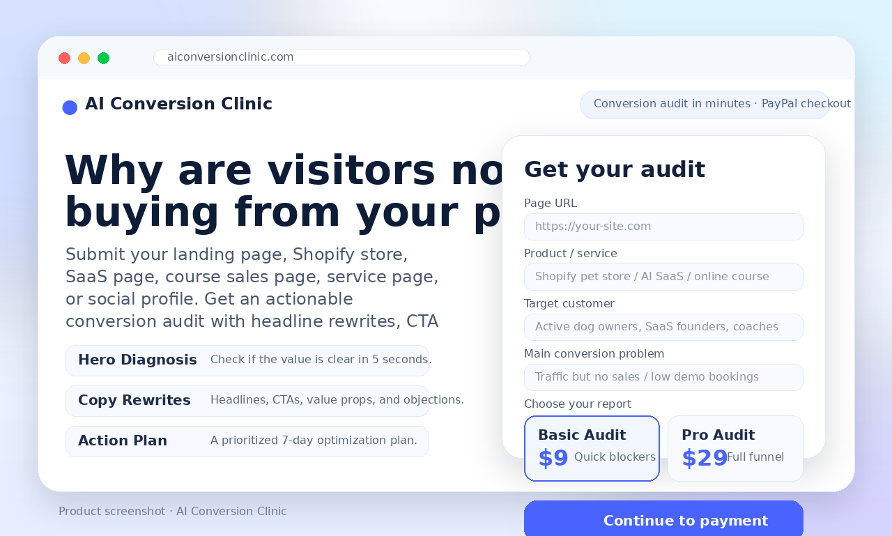 AI Conversion Clinic gallery image