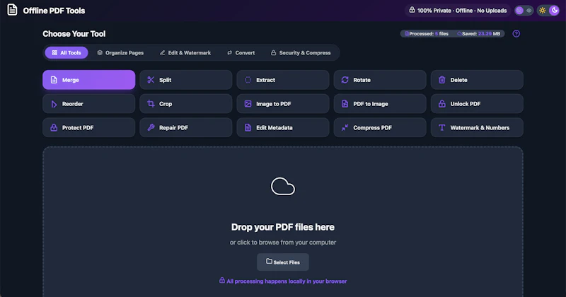 Offline PDF Tools screenshot 5