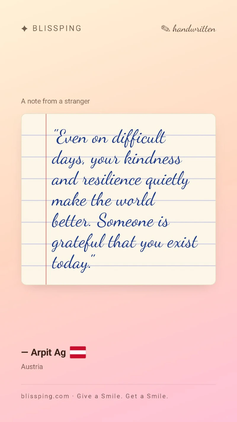 BlissPing - Give a Smile. Get a Smile. screenshot 3