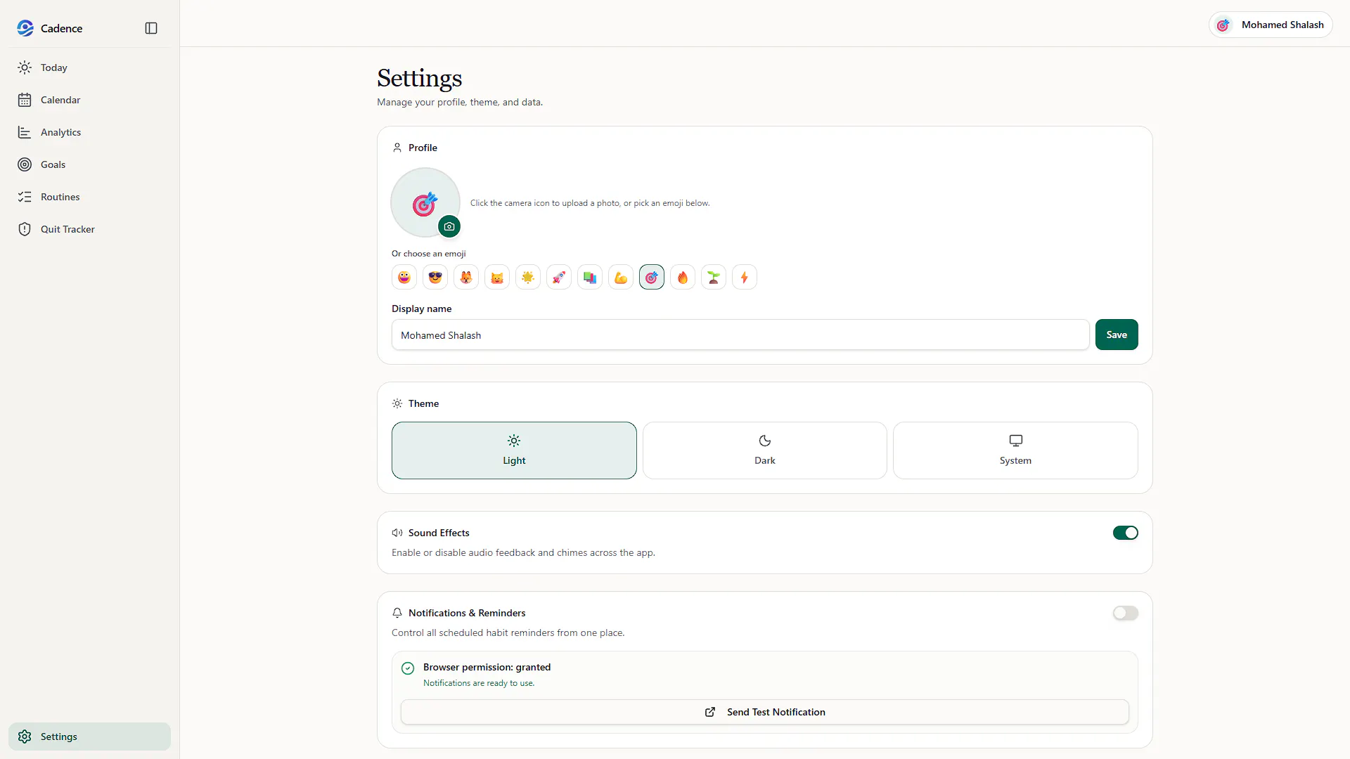 Cadence Habit Tracker gallery image
