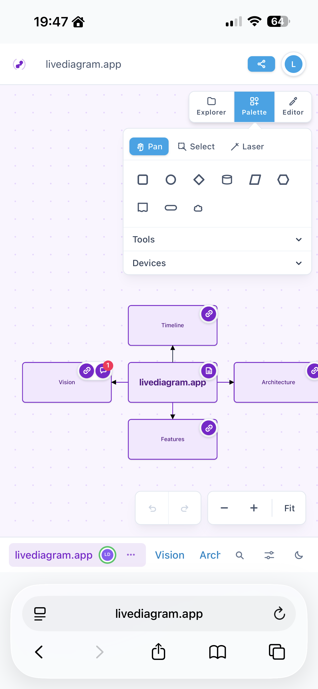 livediagram.app gallery image