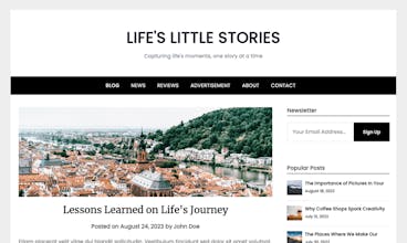 Responsive Blog Era - WordPress Theme gallery image