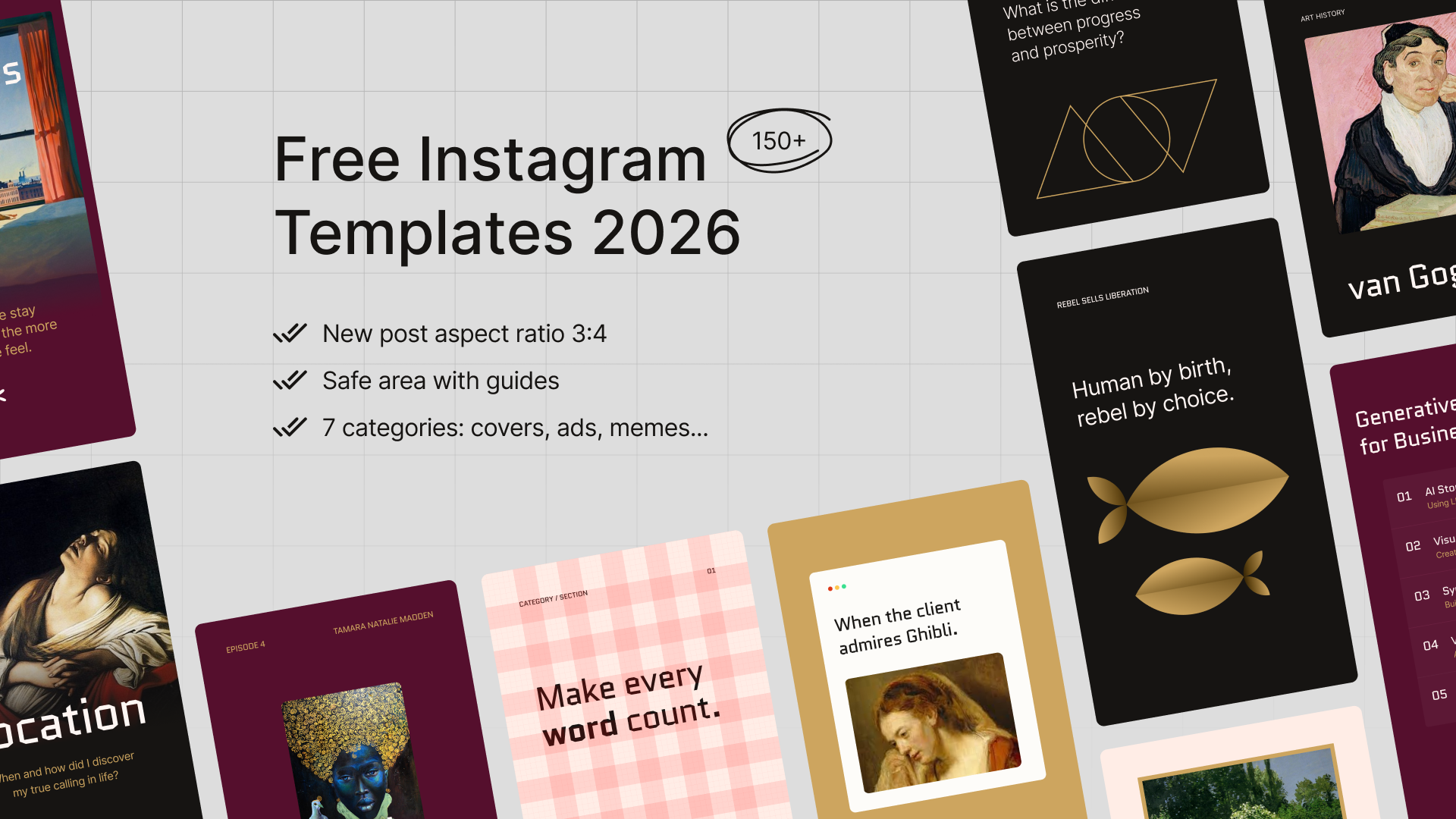 Free Instagram Templates 2026 gallery image