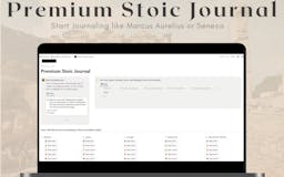 Premium Stoic Journaling Template media 2