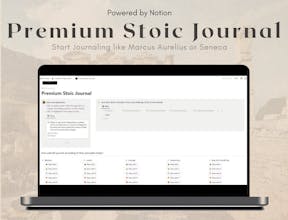 Premium Stoic Journaling Template gallery image