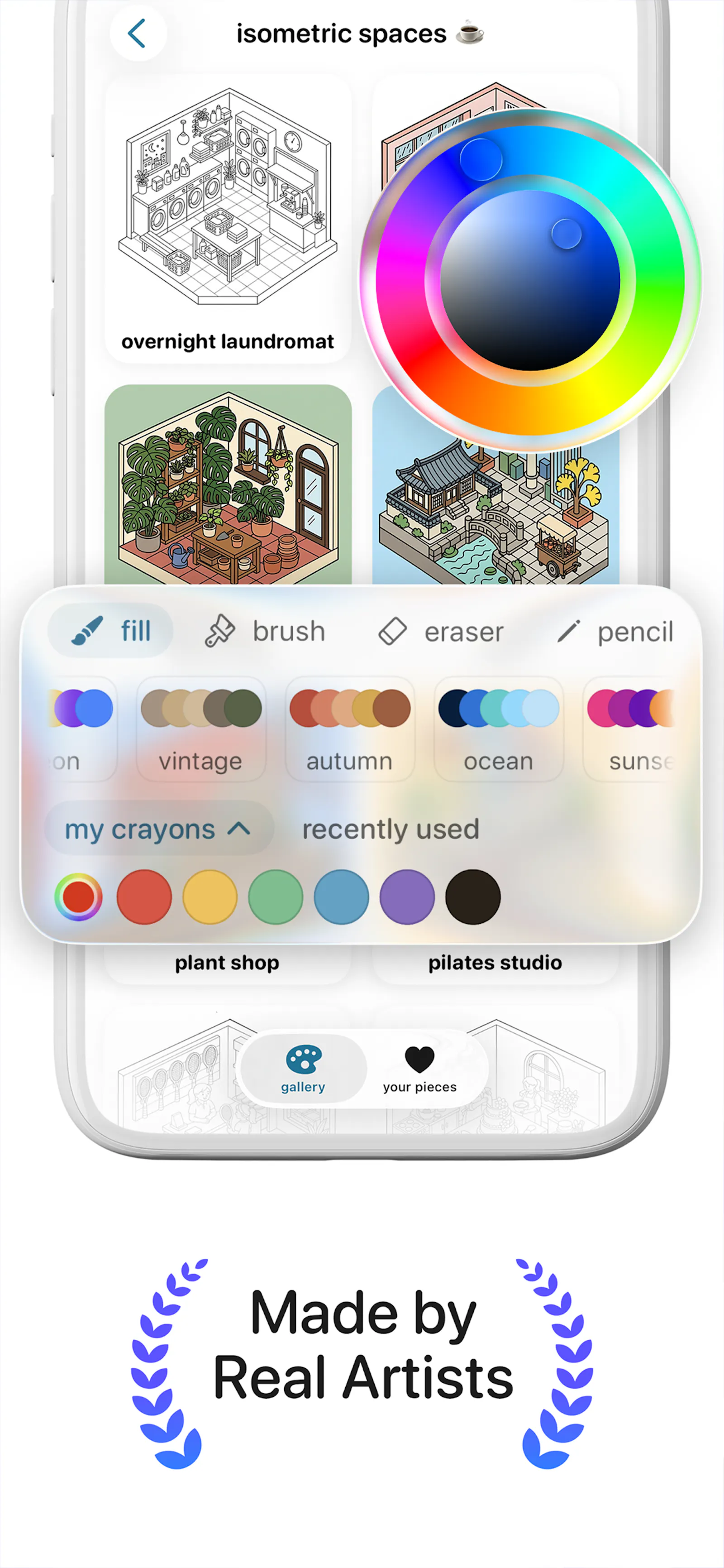 IRO – coloring app for adults screenshot 2