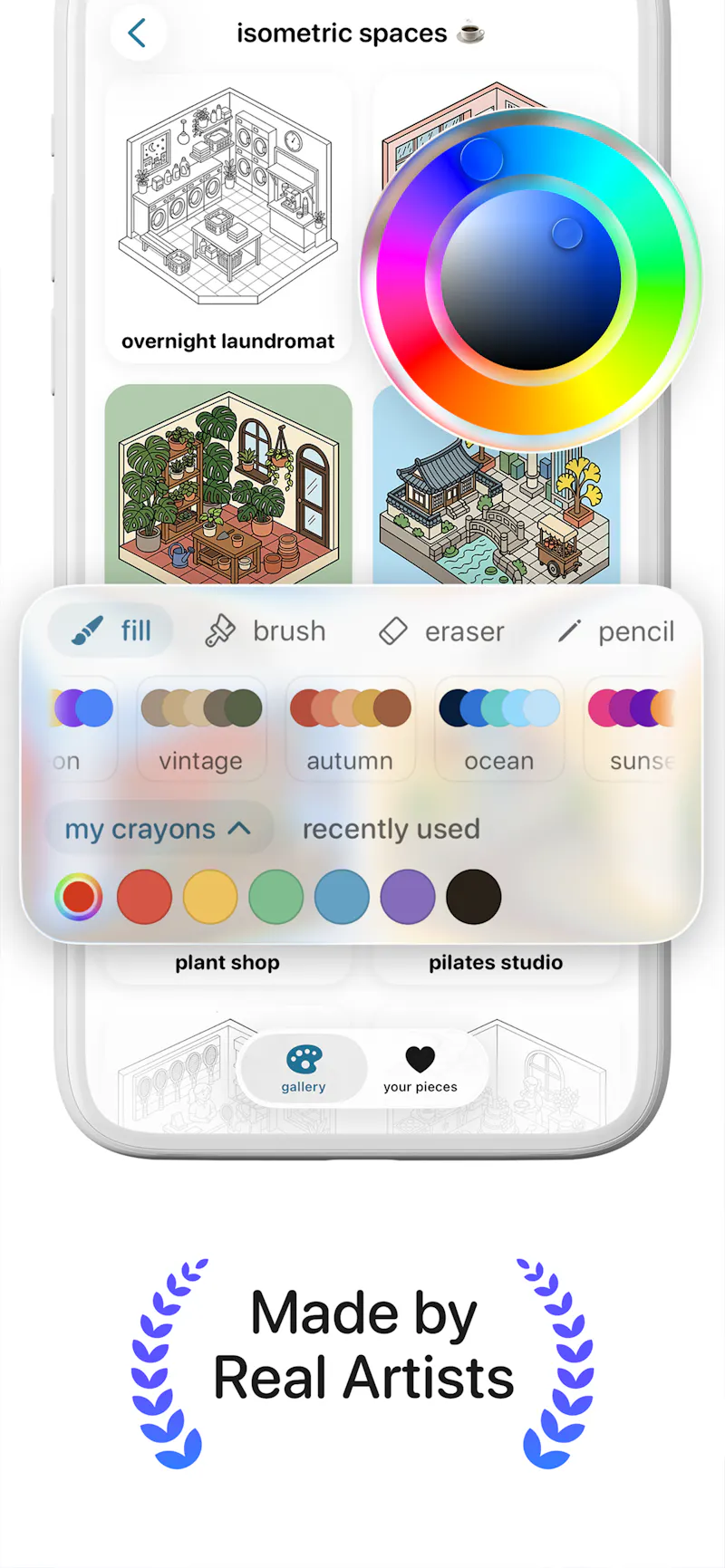 IRO – coloring app for adults screenshot 2