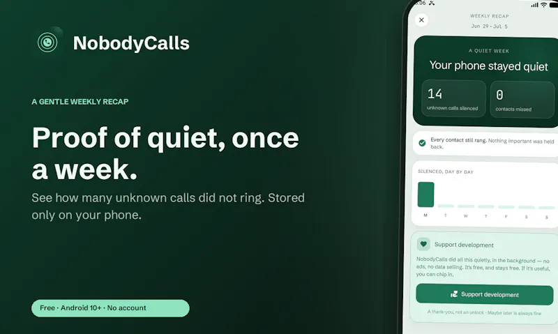 NobodyCalls screenshot 5