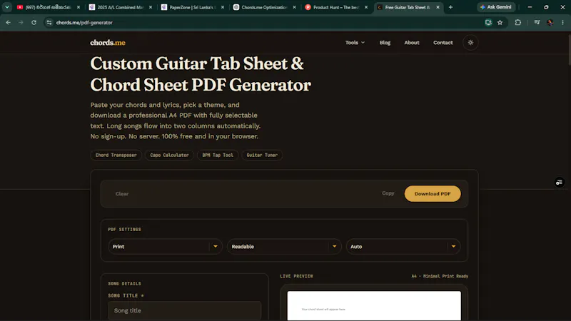 Chords.me screenshot 7