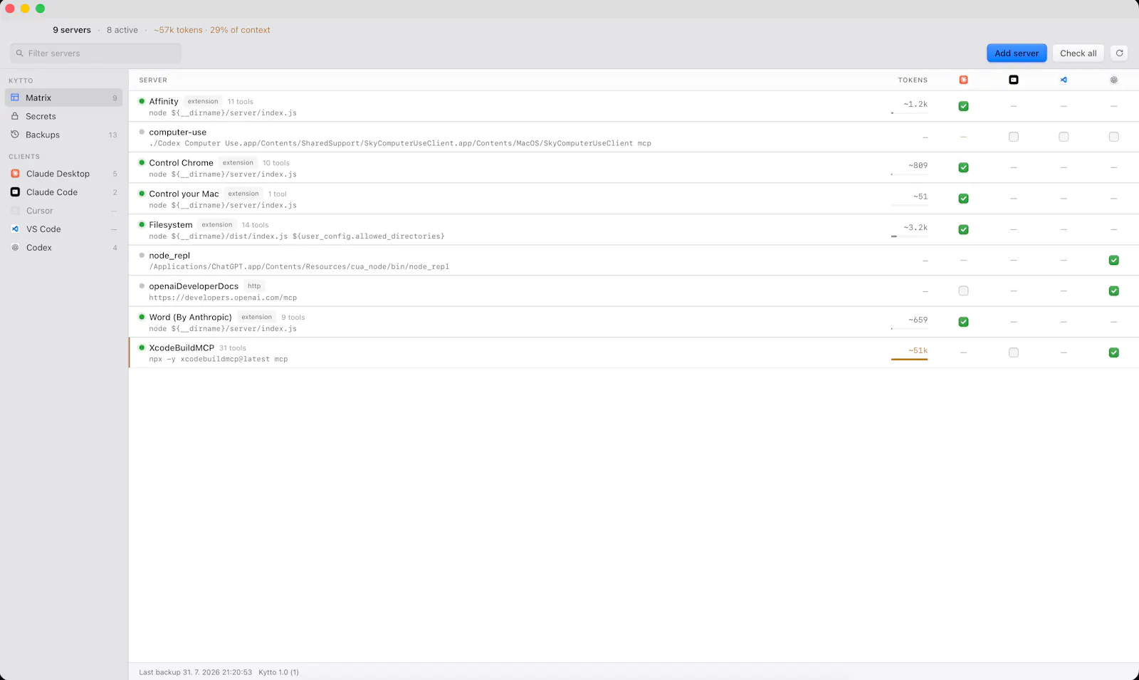 KyttoMCP screenshot 1