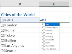 New Data Types in Excel (Preview!) gallery image