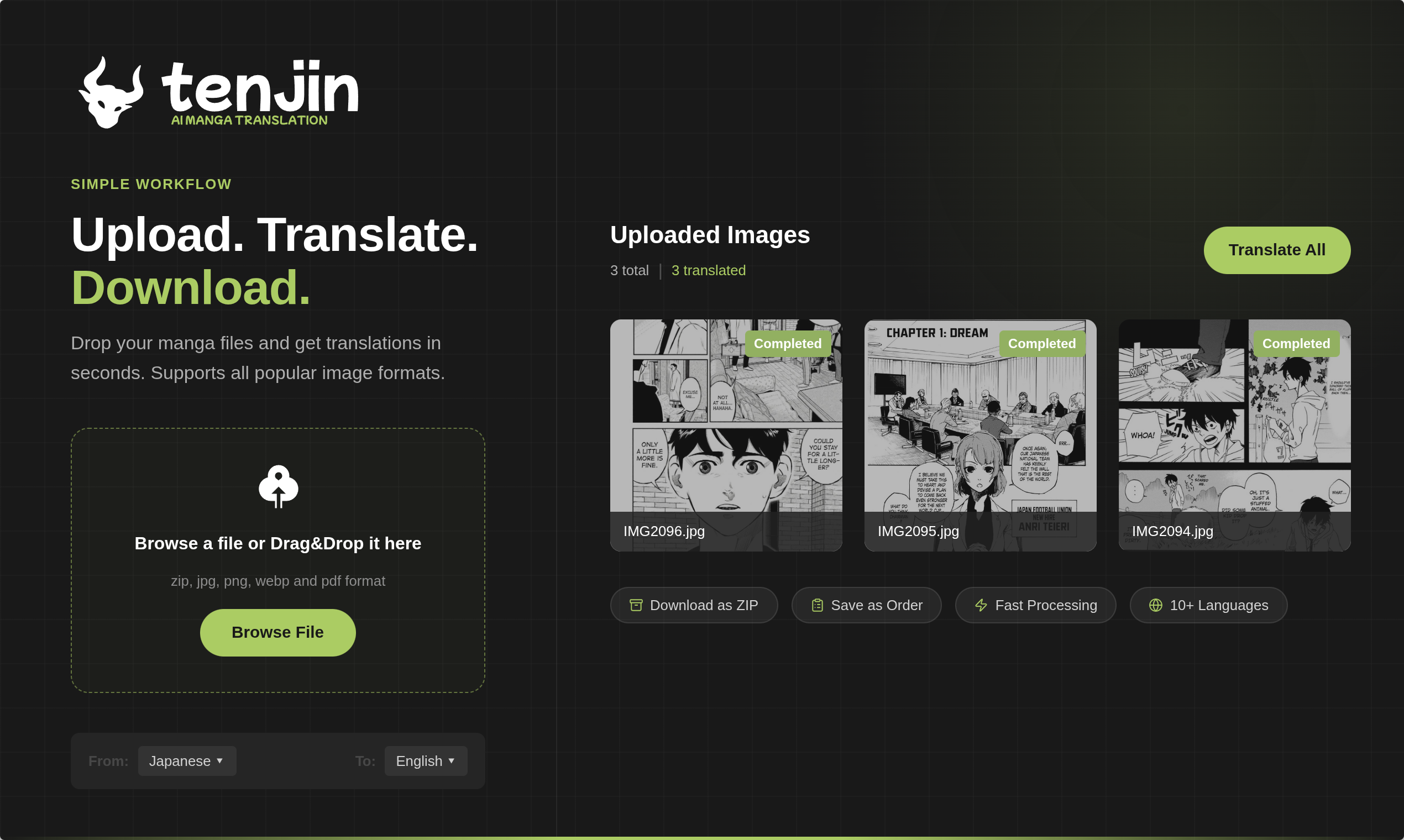 Tenjin Art - Screenshot 3 showing product features and functionality