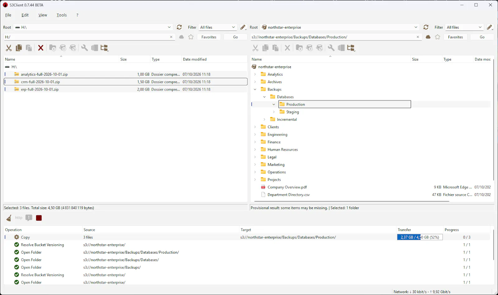 S3Client screenshot 1
