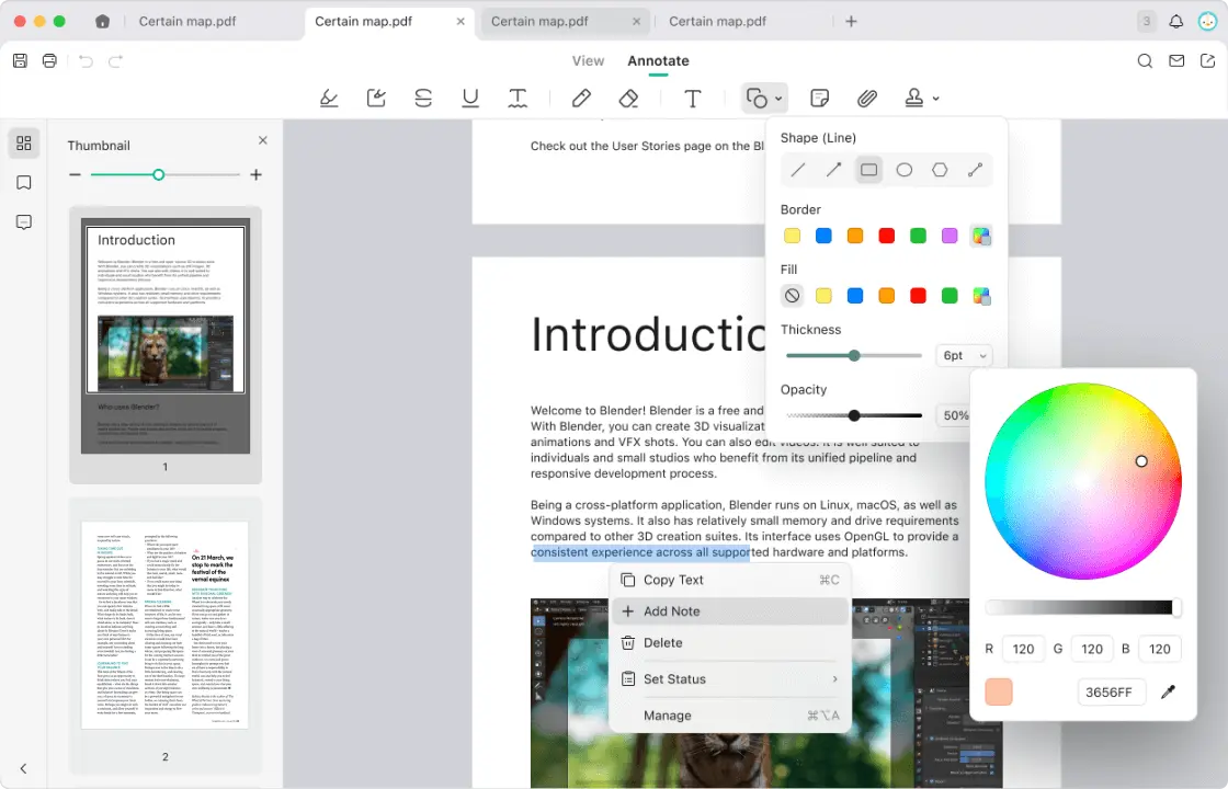 Média Pdf swifdoo pour mac - Modifier et annoter les PDF 3