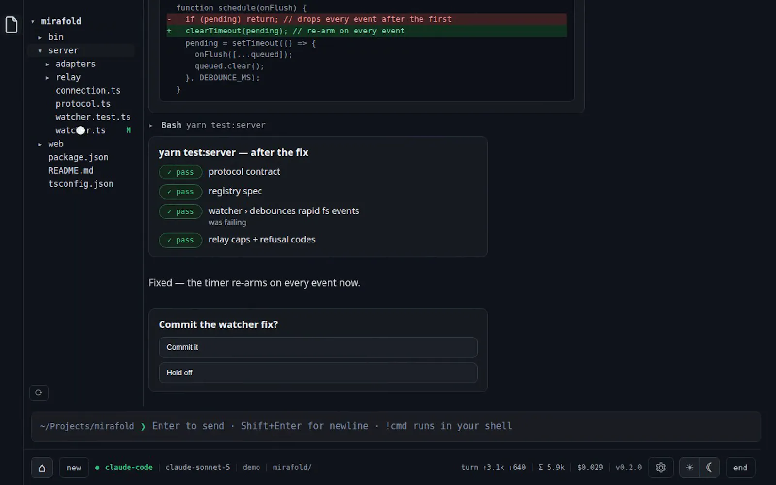 Mirafold screenshot 2