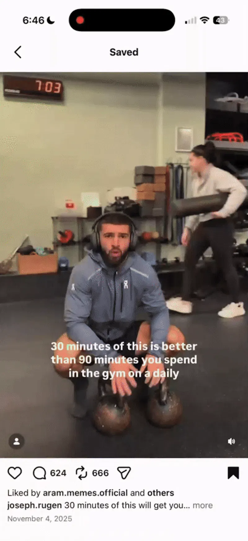 RepExtract - Social Media Workout App screenshot 1 (video preview)