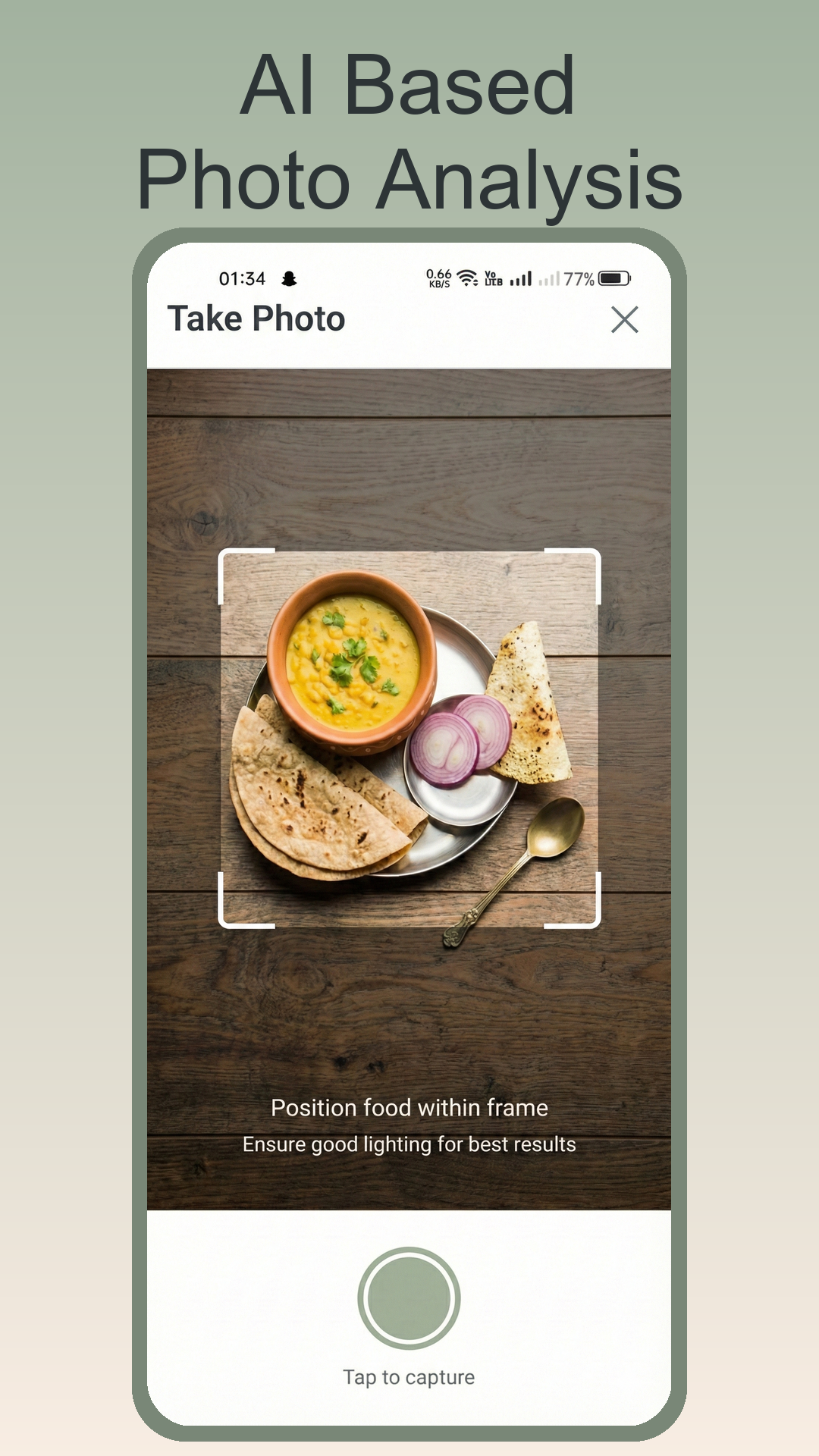 Caloriva - Main product screenshot demonstrating key features and user interface