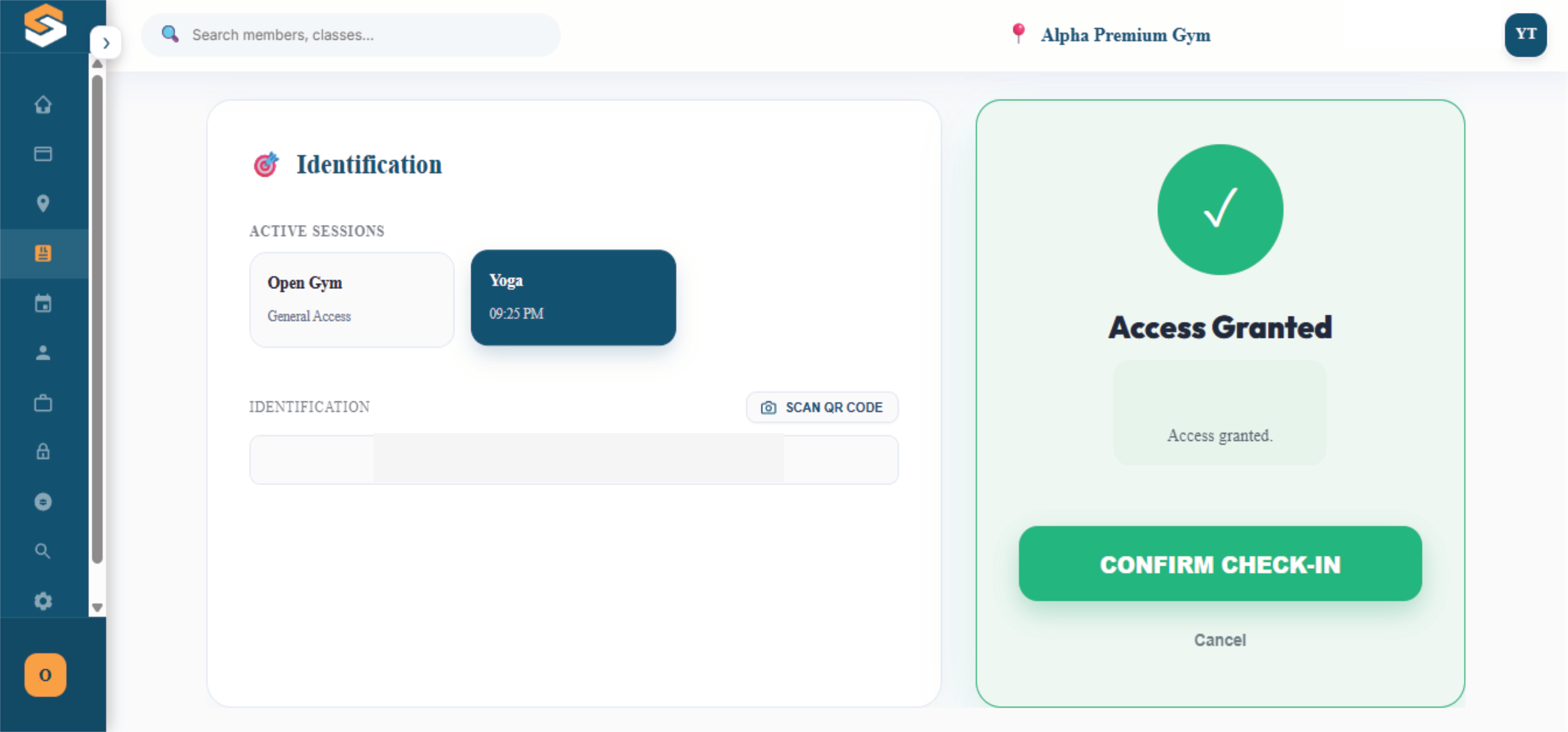 SynqStack Gym Management - Screenshot 4 showing product features and functionality