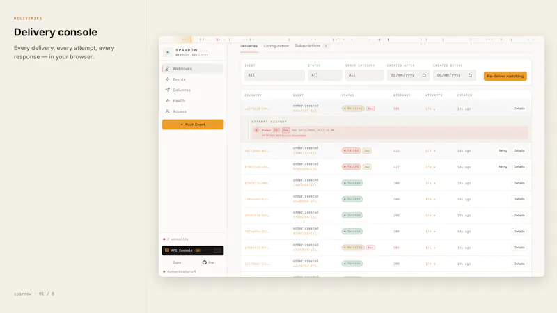 Sparrow screenshot 3