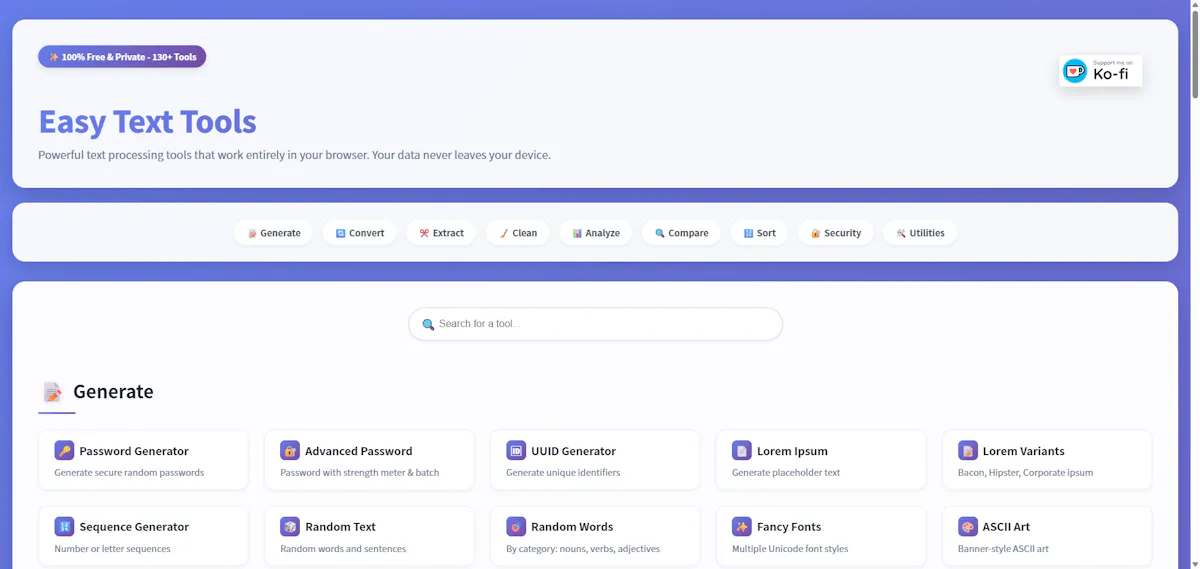 Easy Text Tools