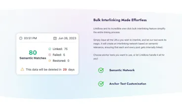 LinkBoss: AI-Powered Interlinking Tool gallery image