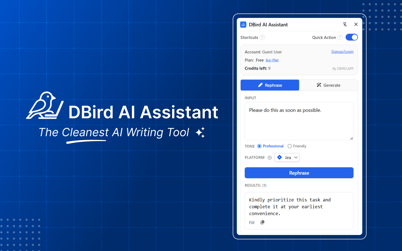 DBird AI Assistant