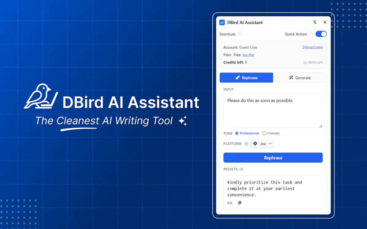 DBird AI Assistant