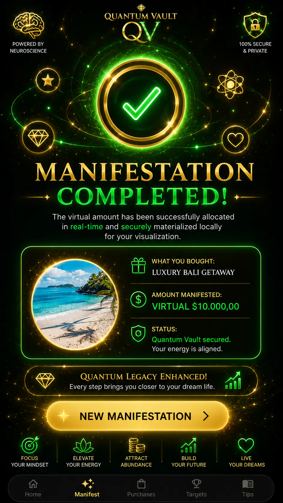 Quantum Vault: Manifest Money gallery image