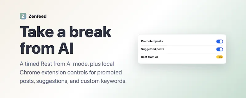Zenfeed screenshot 1