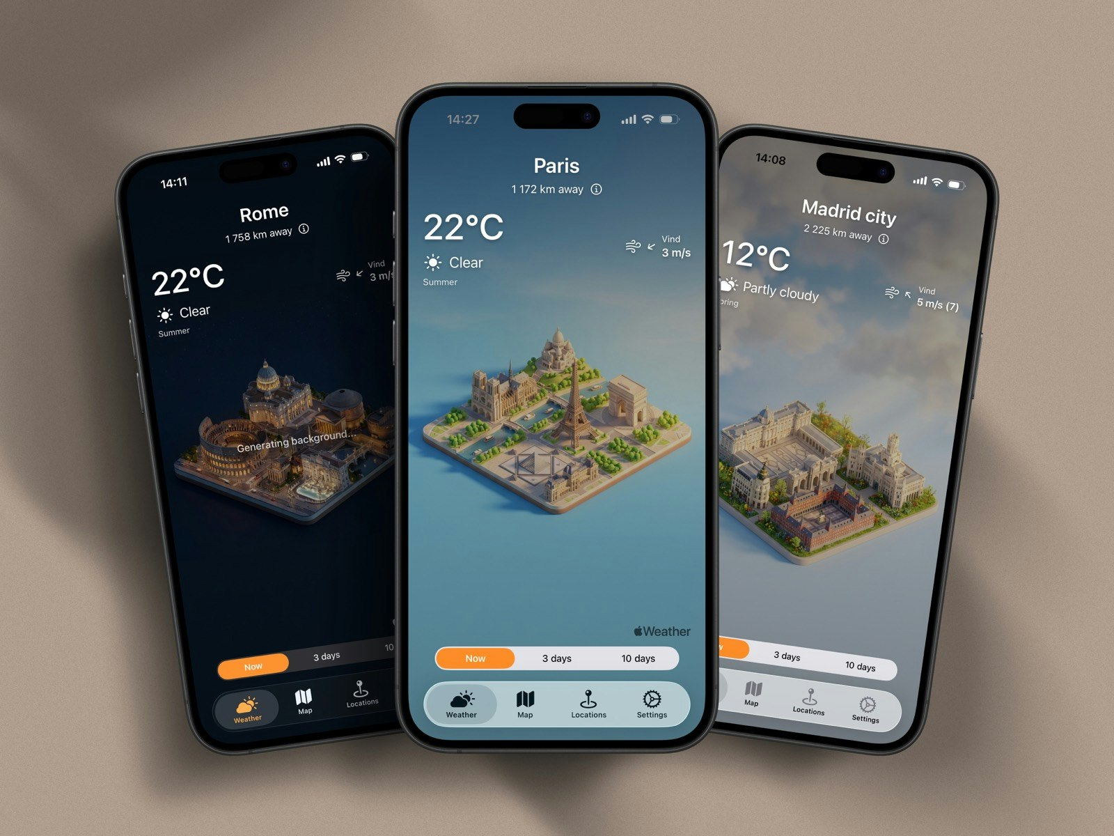 IsoWeather - Main product screenshot demonstrating key features and user interface