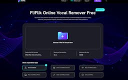 FliFlik Online Vocal Remover media 1