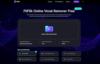 FliFlik Online Vocal Remover gallery image
